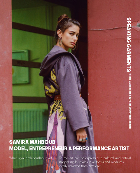 Samira Mahboub – Model & Perfomancekünstlerin